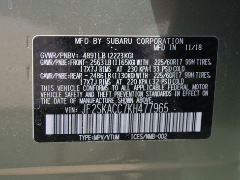 Used 2019 Subaru Forester w/ Alloy Wheel Package AWD/4WD image 36