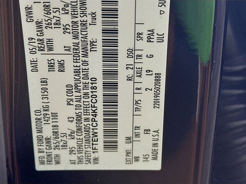 Used 2019 Ford F150 XLT w/ Equipment Group 302A Luxury image 12