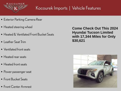Used 2024 Hyundai Tucson Limited AWD/4WD image 3