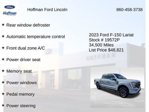 Certified 2023 Ford F150 Lariat AWD/4WD image 18