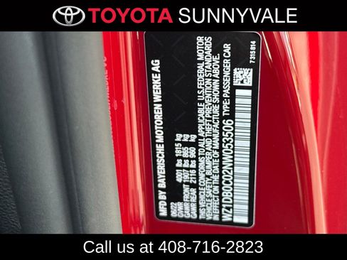 Certified 2022 Toyota Supra Premium w/ Driver Assist Package RWD image 31