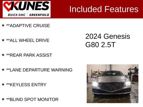 Used 2024 Genesis G80 2.5T AWD/4WD image 3