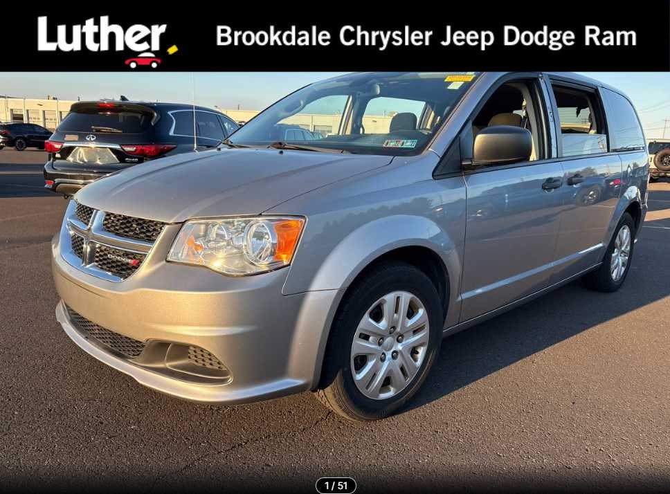 Used 2019 Dodge Grand Caravan SE w/ UConnect Hands-Free Group FWD image 1