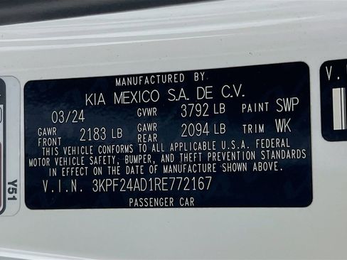 Certified 2024 Kia Forte LXS image 13