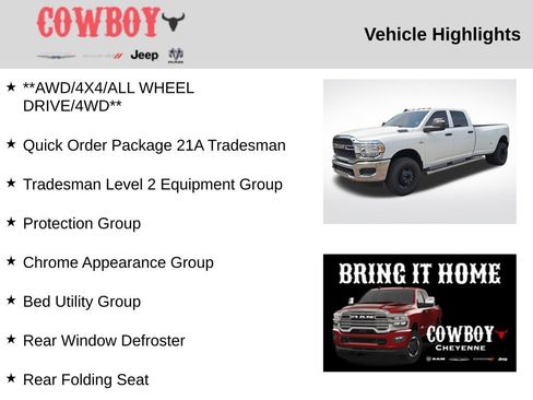 Used 2024 RAM 3500 Tradesman w/ Chrome Appearance Group AWD/4WD image 5