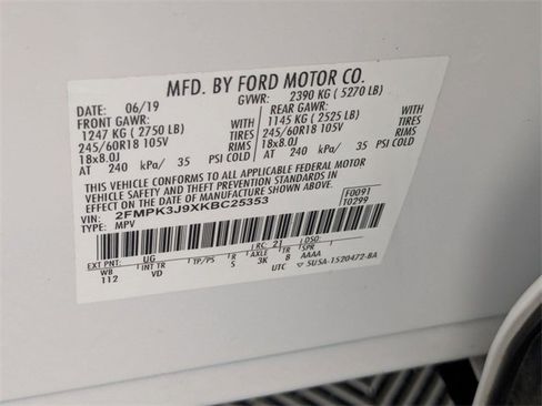 Used 2019 Ford Edge SEL w/ Equipment Group 201A image 37