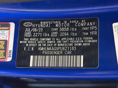 Certified 2023 Hyundai Elantra SEL w/ Cargo Package FWD image 25