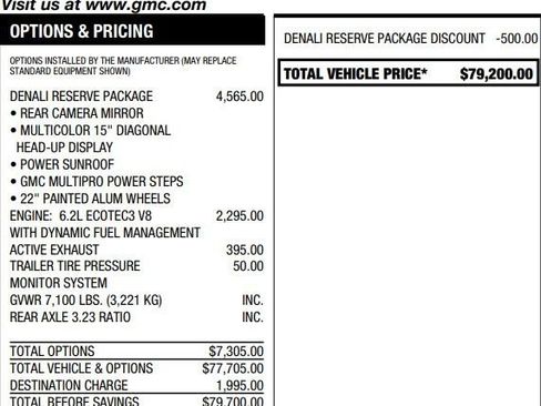 Used 2024 GMC Sierra 1500 Denali w/ Denali Reserve Package AWD/4WD image 2