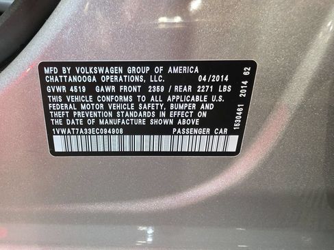 Used 2014 Volkswagen Passat 1.8T S FWD image 24