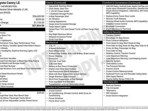 Used 2024 Toyota Camry LE image 6