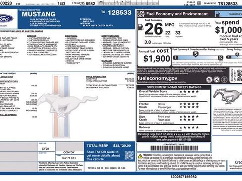 New 2026 Ford Mustang Coupe RWD image 23