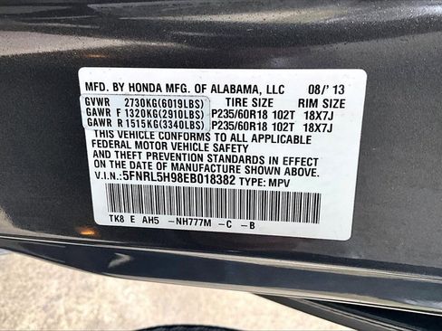 Used 2014 Honda Odyssey Touring Elite image 34