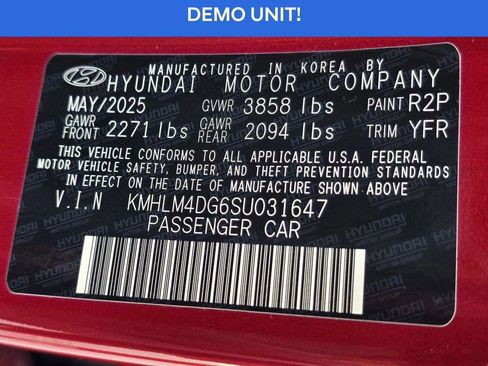 Certified 2025 Hyundai Elantra Sport FWD image 33