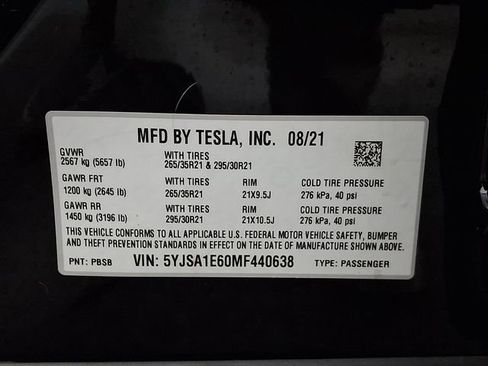 Used 2021 Tesla Model S Plaid image 29