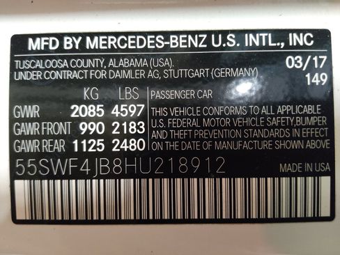 Used 2017 Mercedes-Benz C 300 Sedan w/ Premium 1 Package image 33