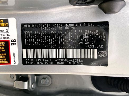 Used 2020 Toyota Avalon Limited w/ Advanced Safety Package image 33