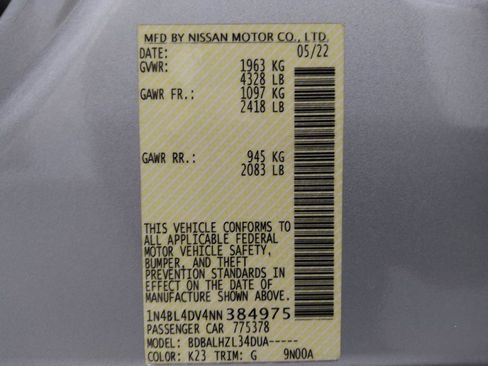 Used 2022 Nissan Altima 2.5 SV FWD image 33