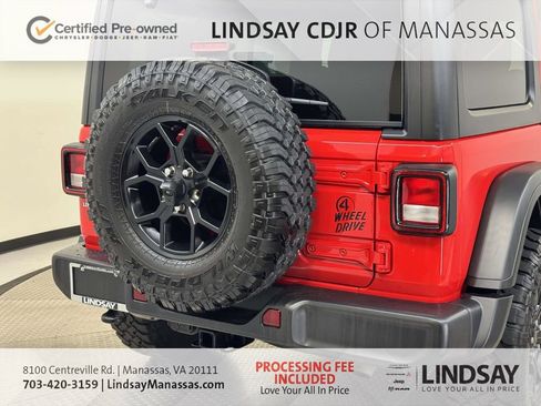 Certified 2025 Jeep Wrangler Unlimited Sport AWD/4WD image 10