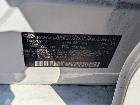 Used 2017 Hyundai Sonata SE w/ Cargo Package image 16