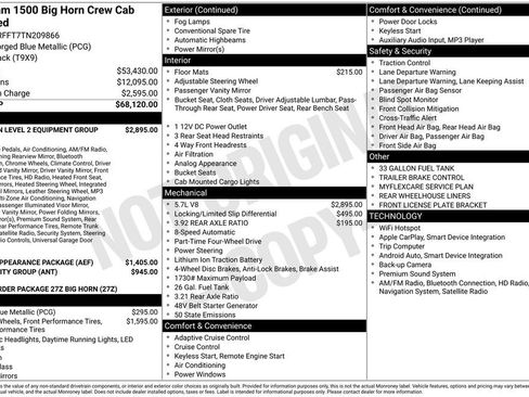 New 2026 RAM 1500 4x4 Crew Cab image 3