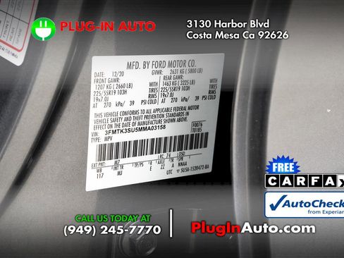 Used 2021 Ford Mustang Mach-E Premium AWD/4WD image 9