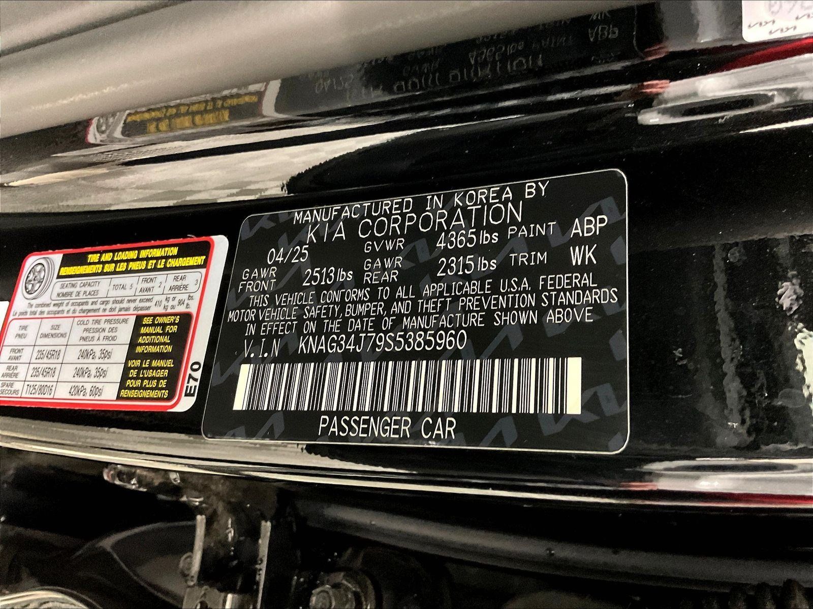 Certified 2025 Kia K5 EX FWD image 19