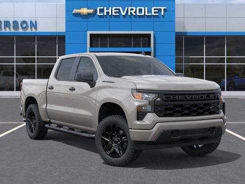 New 2026 Chevrolet Silverado 1500 Custom w/ Turbomax Blackout Package AWD/4WD image 3