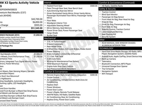 Used 2022 BMW X3 sDrive30i w/ Convenience Package image 5