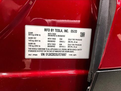Used 2020 Tesla Model X Long Range AWD/4WD image 35