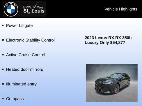 Used 2023 Lexus RX 350 w/ Accessory Package (2T) AWD/4WD image 16