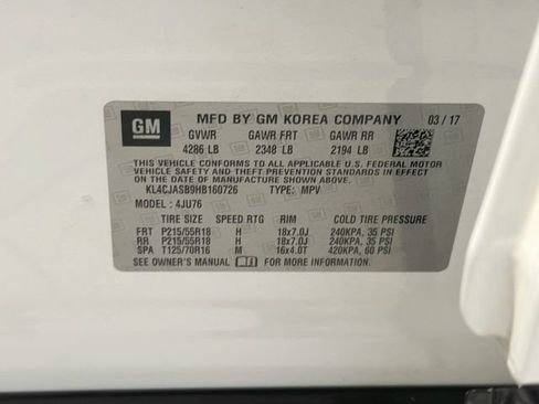 Certified 2017 Buick Encore Preferred FWD image 27