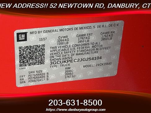 Used 2018 Chevrolet Silverado 1500 Custom w/ Custom Value Package AWD/4WD image 24