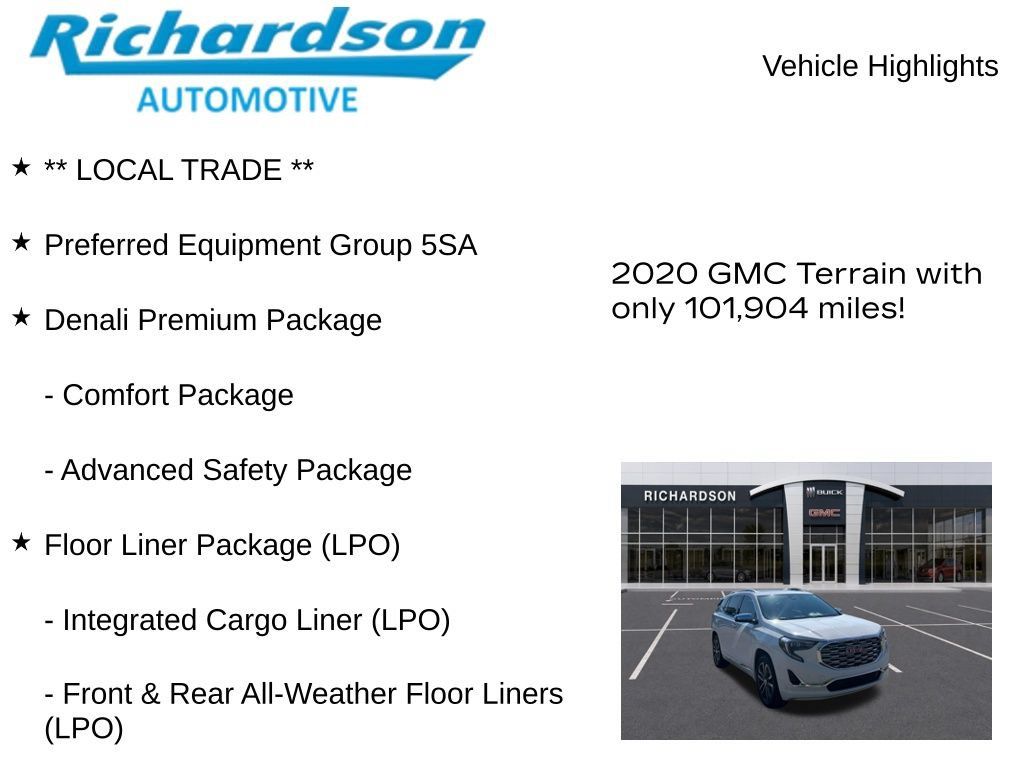 Used 2020 GMC Terrain Denali w/ Denali Premium Package AWD/4WD image 12