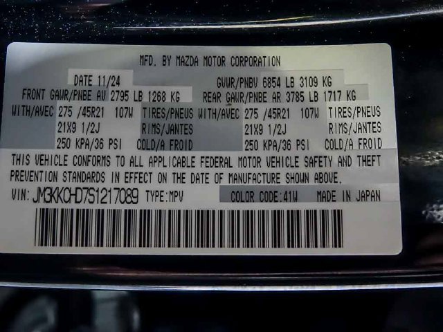 Used 2025 MAZDA CX-90 3.3 Turbo w/ Premium Sport Pkg AWD/4WD image 38