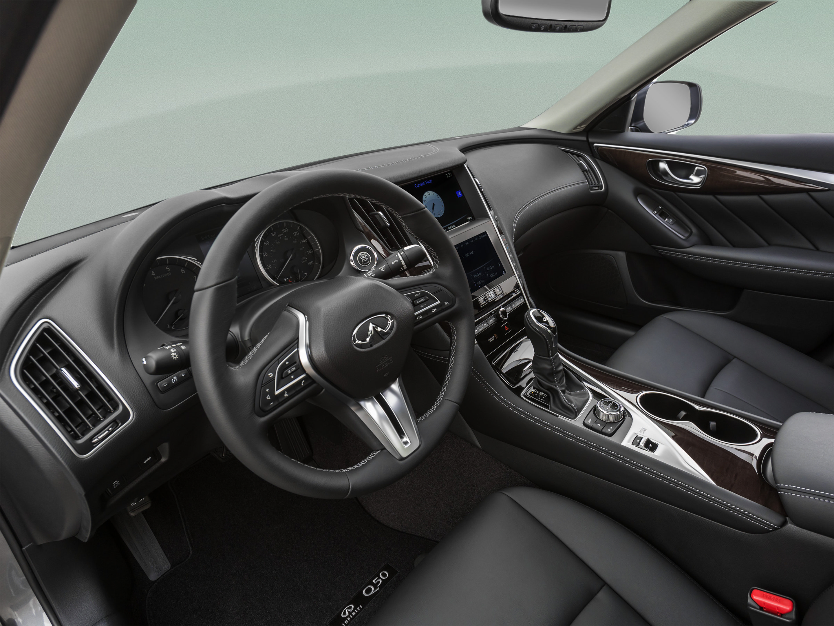 Used 2019 INFINITI Q50 Luxe w/ Essential Package (3.0T Luxe) RWD image 41