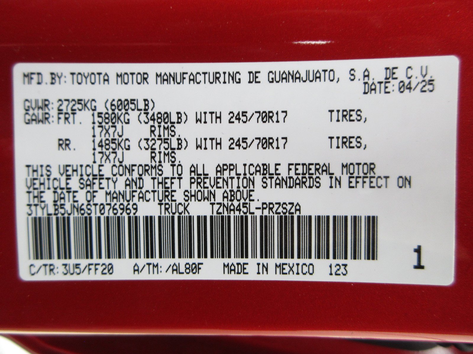 Used 2025 Toyota Tacoma SR5 AWD/4WD image 51