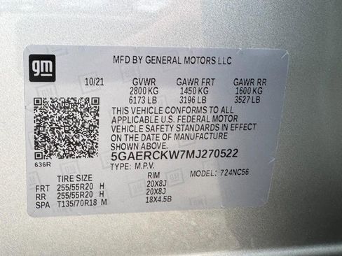 Used 2021 Buick Enclave Premium w/ Sun and Sites Package FWD image 27