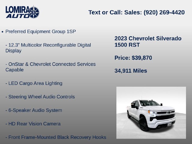 Used 2023 Chevrolet Silverado 1500 RST w/ Convenience Package II AWD/4WD image 27