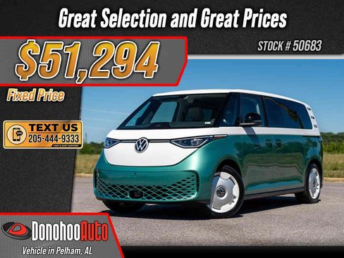 Used 2025 Volkswagen ID. Buzz Pro S Plus w/ Cupholders Package RWD image 1