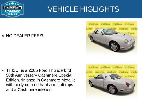 Used 2005 Ford Thunderbird 50th Anniversary RWD image 10