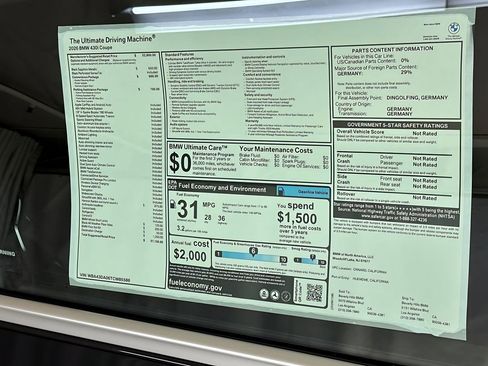 New 2026 BMW 430i Coupe w/ Parking Assistance Package image 29