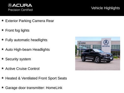 Certified 2024 Acura RDX SH-AWD w/ Advance Package image 17