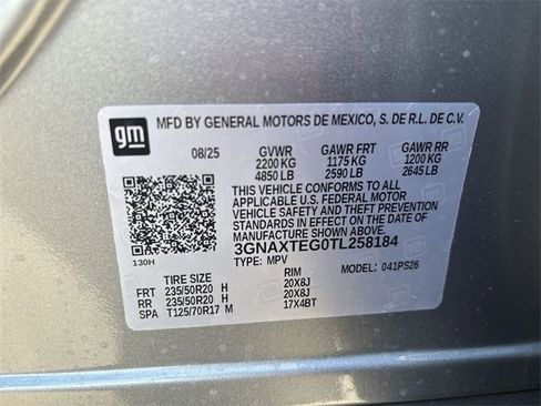 New 2026 Chevrolet Equinox RS w/ LPO, Floor Liner Package image 35