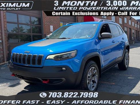 Used 2021 Jeep Cherokee Trailhawk AWD/4WD image 1