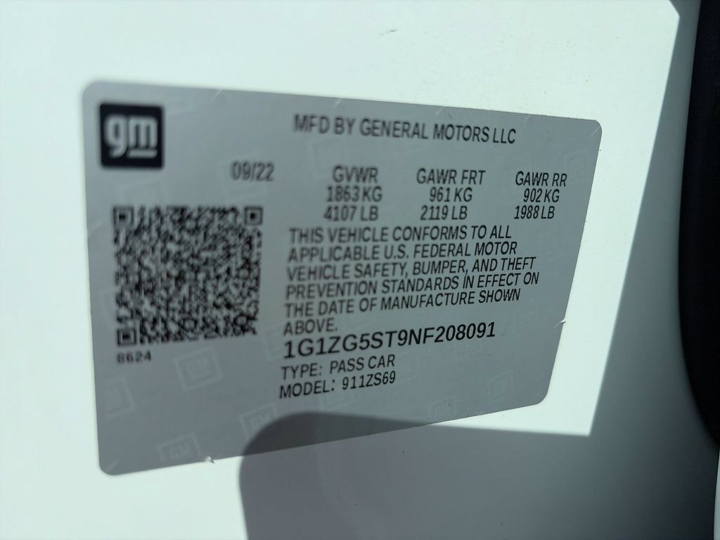 Used 2022 Chevrolet Malibu RS FWD image 33