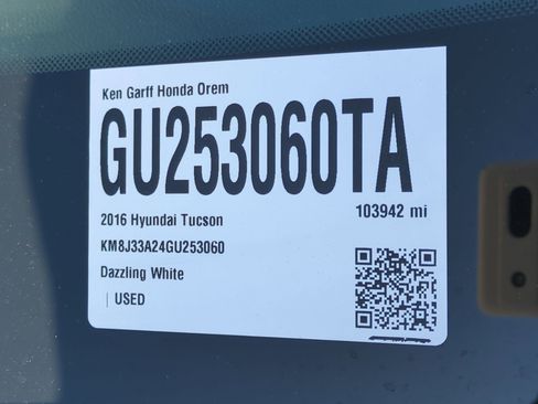 Used 2016 Hyundai Tucson Limited image 34