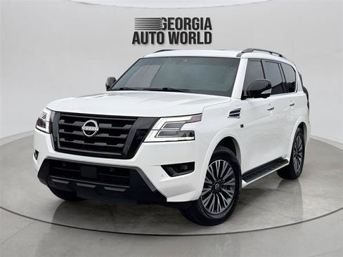 Used 2022 Nissan Armada SL w/ Midnight Edition Package RWD image 4