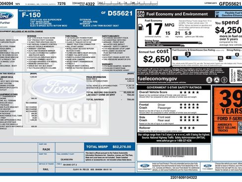 Used 2016 Ford F150 Lariat AWD/4WD image 2