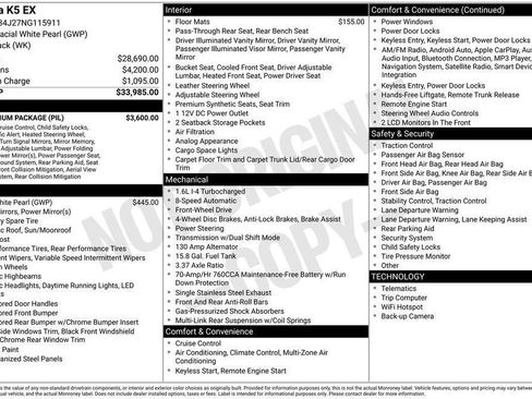 Used 2022 Kia K5 EX w/ EX Premium Package image 57