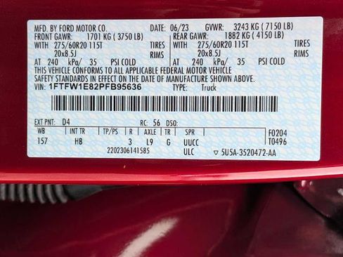 Certified 2023 Ford F150 Lariat w/ Max Trailer Tow Package image 36